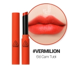 Son 3CE Slim Velvet Lip Color Vermilion – Đỏ Cam Tươi