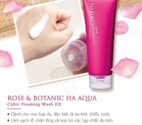 Sữa Rửa Mặt Naruko Rose & Botanic HA Aqua Cubic