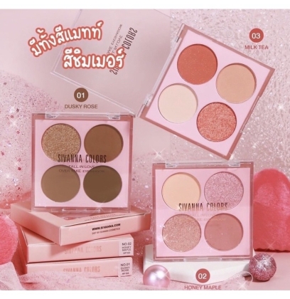 Phấn Mắt Sivanna Colors Fall In Love Soft Matte Eyeshadow Palette - HF163