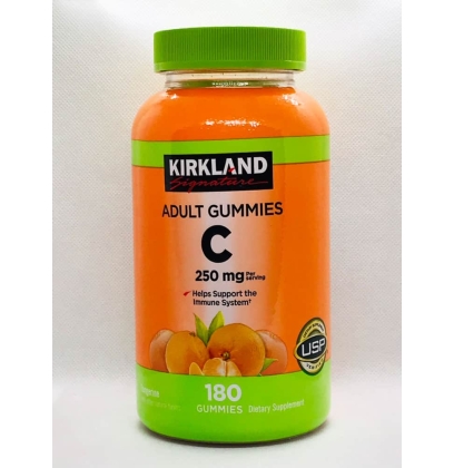 Kẹo Dẻo Bổ Sung Vitamin C Kirkland Adult Gummies C 250mg của Mỹ