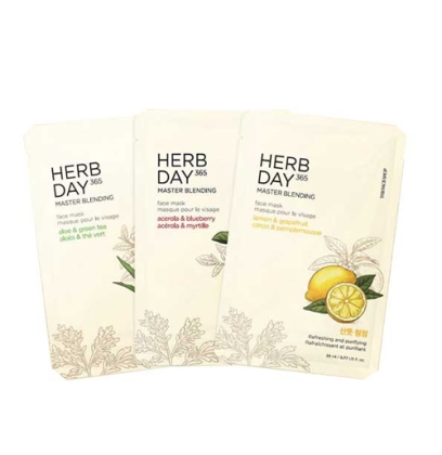 Mặt Nạ Giấy The Face Shop 365 Herb Day Master Blending