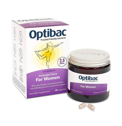 Men vi sinh Optibac Probiotics For Women - Khắc phục hiệu quả bệnh Phụ Khoa (Mẫu Mới)