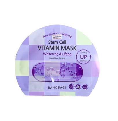 Mặt Nạ Giấy Vitamin BANOBAGI Stem Cell Vitamin Mask - Whitening & Lifting